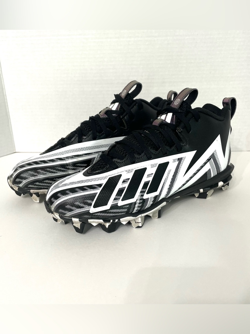 Adidas Youth Freak Spark Football Cleats US Sz 6 Black White Athletic